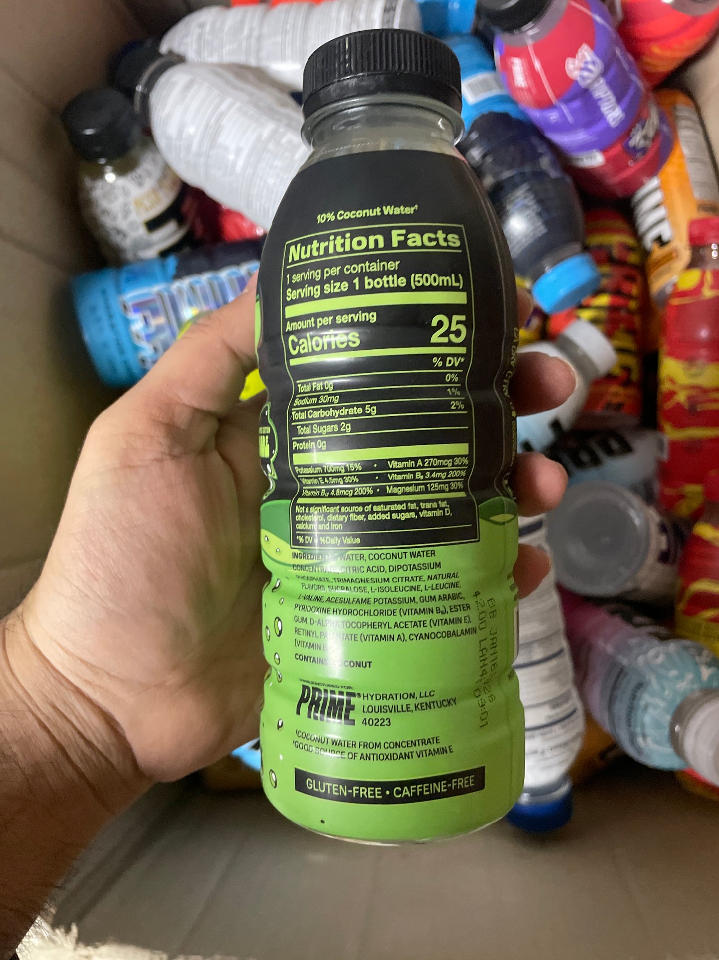 Slightly Damaged Prime Hydration Glowberry Limited Edition