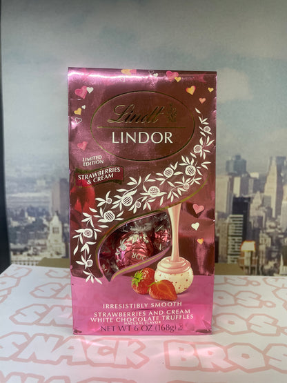Lindt Lindor Strawberries & Cream Truffles – Limited Edition