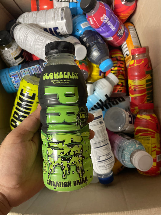 Slightly Damaged Prime Hydration Glowberry Limited Edition