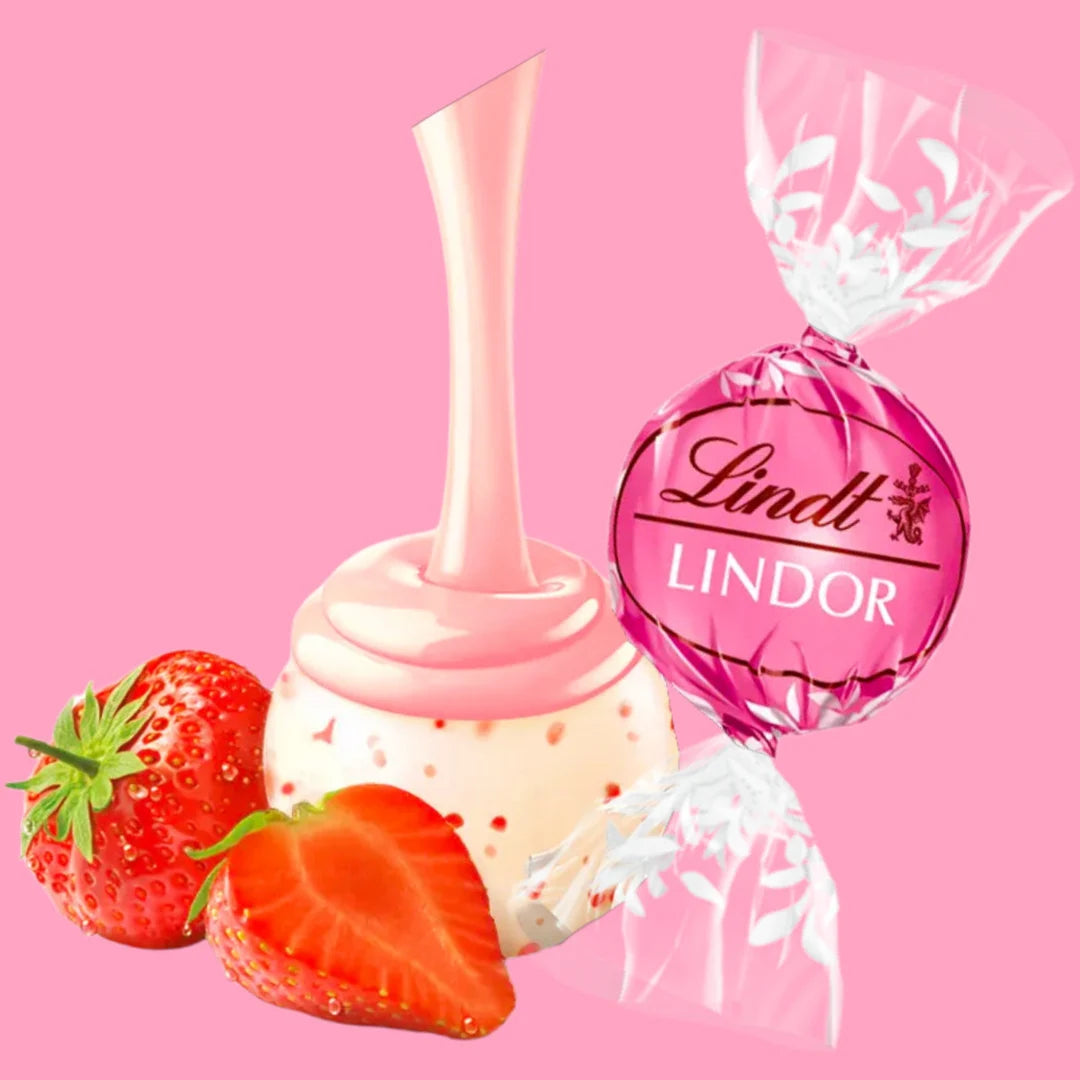 Lindt Lindor Strawberries & Cream Truffles – Limited Edition
