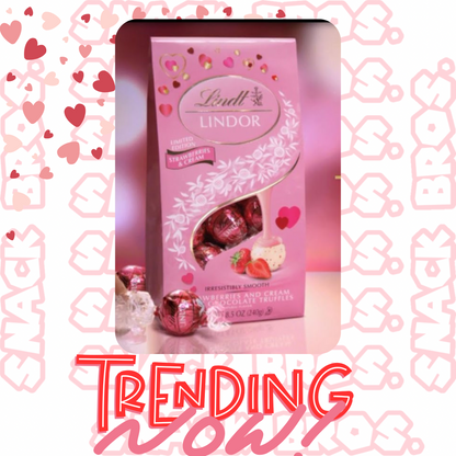 Lindt Lindor Strawberries & Cream Truffles – Limited Edition